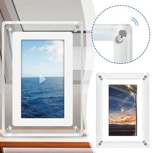 Acrylic Digital Photo Frame 5 Inch 1200mAh Vertical 4G Screen Frame Retrato IPS Porta Memory Digital Battery Display Photo X6I8