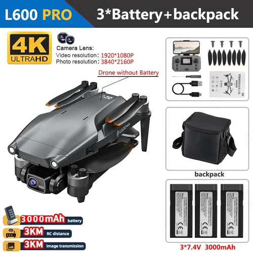 4K L600 PRO MAX Drone - Stereotech