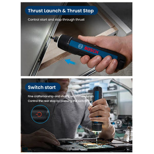 Bosch GO 3 Cordless Screwdriver Set 3.6V 5Nm 2 Ah Battery Electric Screw Driver Mini Hand Drill Home Multi-Function Power Tool