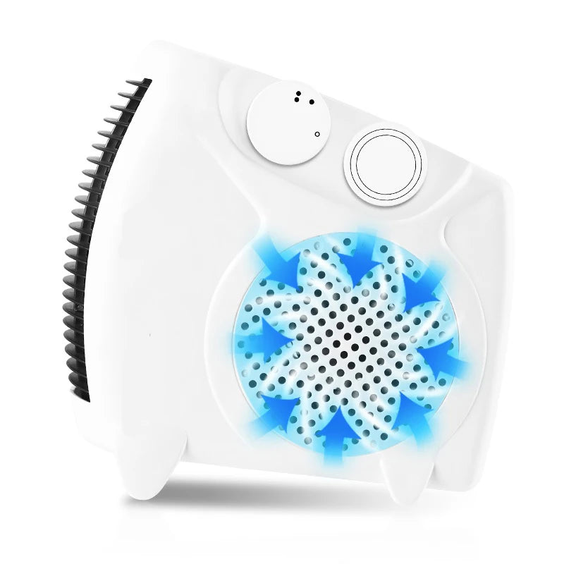 Portable heater 500W quick heating Light air heater Office home for multi-occasion air heater vertical and sleeping dual use