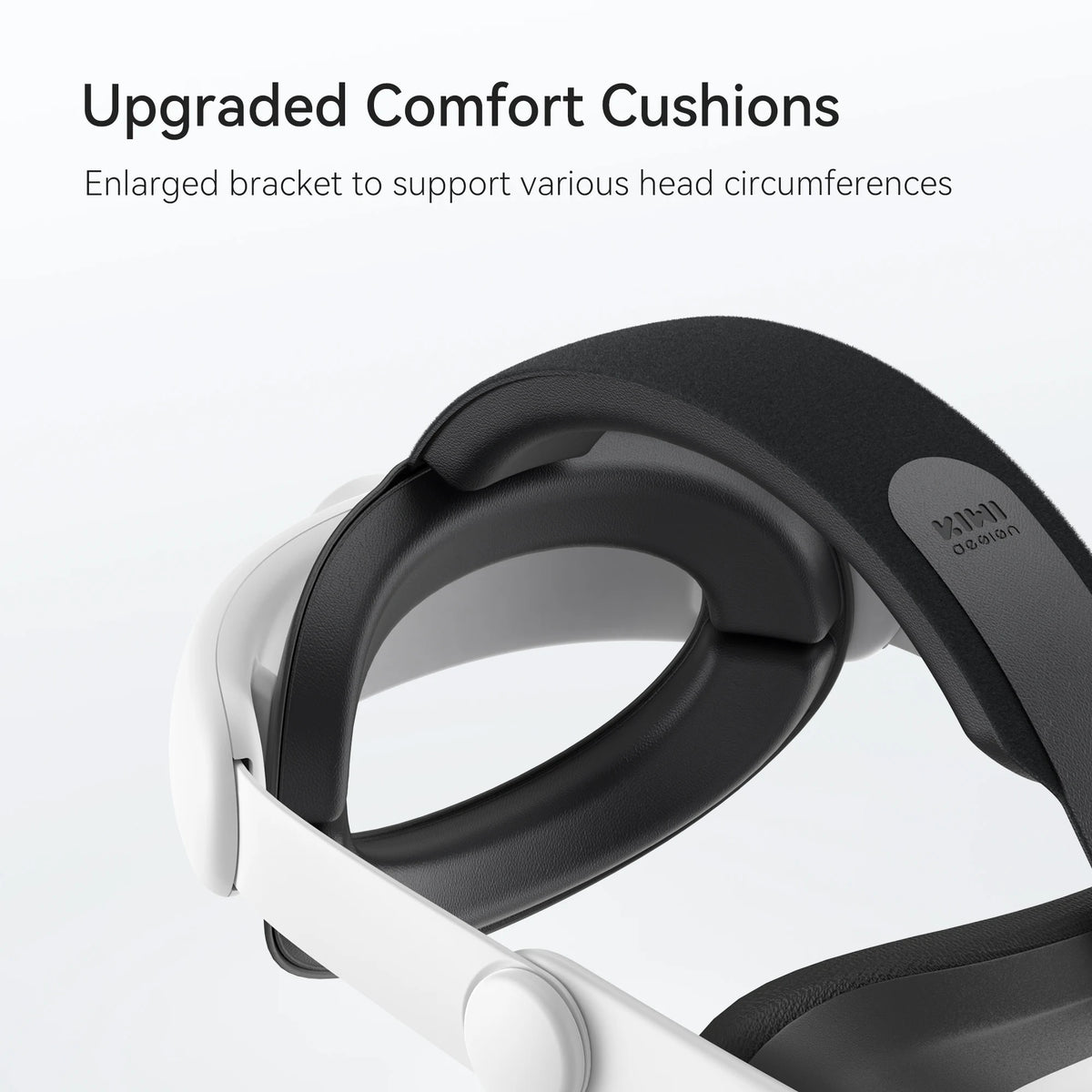 KIWI design Comfort Head Strap Compatible with Quest 3 Adjustable Elite Strap Replacement for Enhanced Support VR Accessories