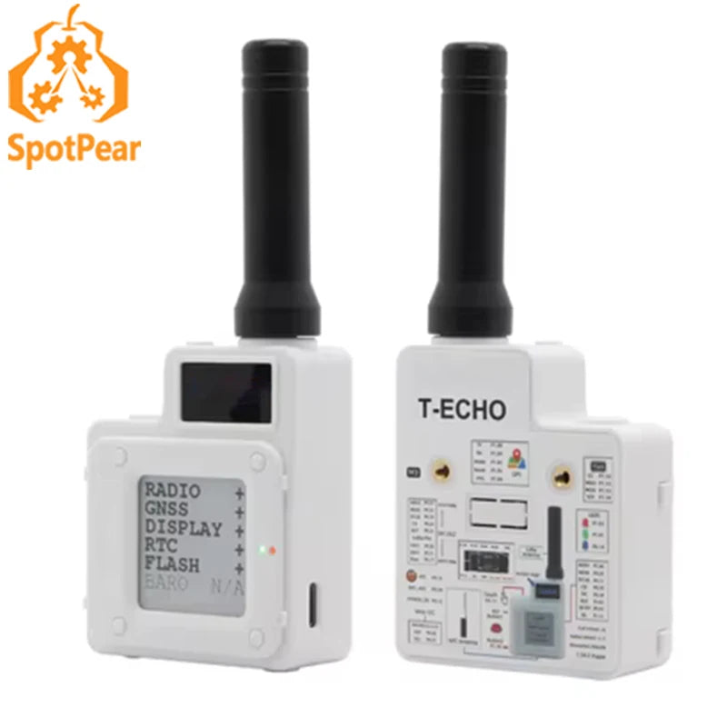 For TTGO T-Echo NRF52840 SoftRF/Meshtastic LoRa SX1262 BME280 GPS GNSS L76K E-Paper 1.54inch NFC For LILYGO