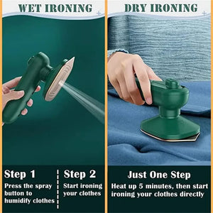 New Handheld Ironing Machine Portable Household Small Mini Steam Iron For Clothes 30W Ironing Machine Home Appliances Travel - Stereotech
