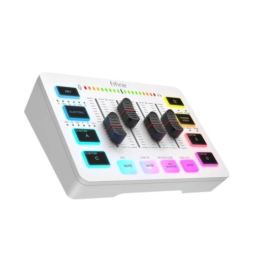 FIFINE Gaming Audio Mixer With XLR - Stereotech