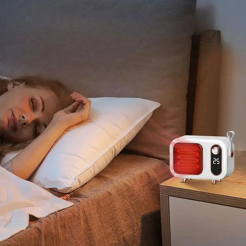 Portable Space Heater Portable Heater Fan Fast Heating Personal Heater Quiet Small Heater For Bedroom Home Indoors Workplace