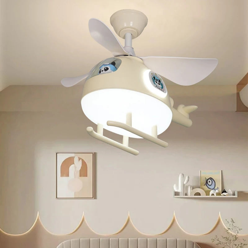 Modern ceiling fan lights, children&#39;s bedroom dining room ceiling fan lights, ceiling lights with led lights indoor lighting