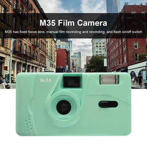 Kodak M35 Film Camera Non-Disposable Retro Film Machine Manual Replaceable Reusable Film Camera With Flash Function