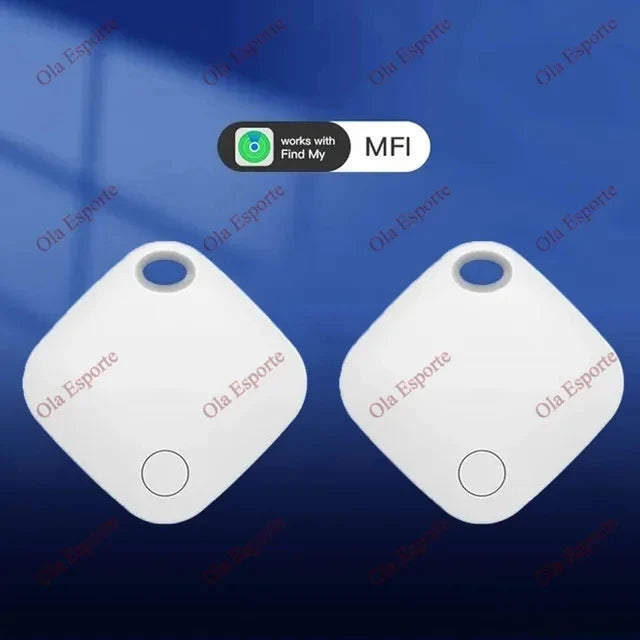 Smart Bluetooth GPS Tracker Works with Find My APP Anti Lose Reminder Device for Iphone Tag Replacement Locator MFI Rated