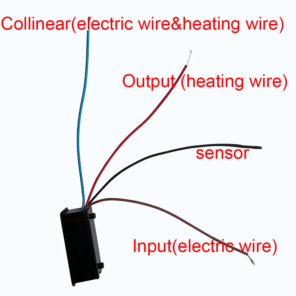 Touch screen digital display thermostat switch temperature controller timer for bathroom electric towel heated warmer rack rails - Stereotech