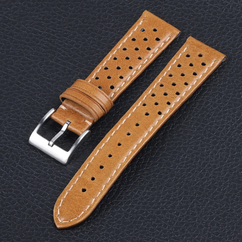 Cowhide Breathable Watch Band - Stereotech