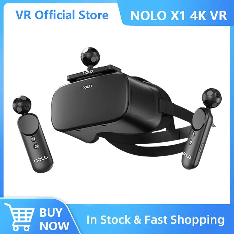 Nolo X1 4K VR Headset All-in-one 6DoF Version 3D Smart Glasses Virtual Reality VR Somatosensory Device HD Video Movie Player