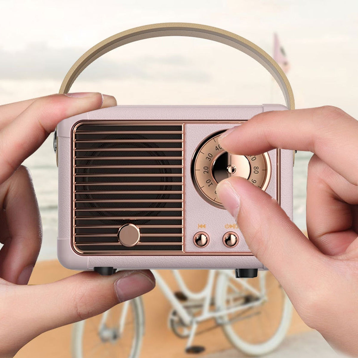 Bluetooth Compact Retro Speakers with Radio - Stereotech