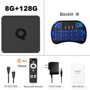 Android 14 TV Box Q1 ATV Quad Core H313 Dual Wifi 2.4G&5G BT 8K Video Set Top Box Ram 4GB 8GB Rom 64GB 128GB Audio Midea Player