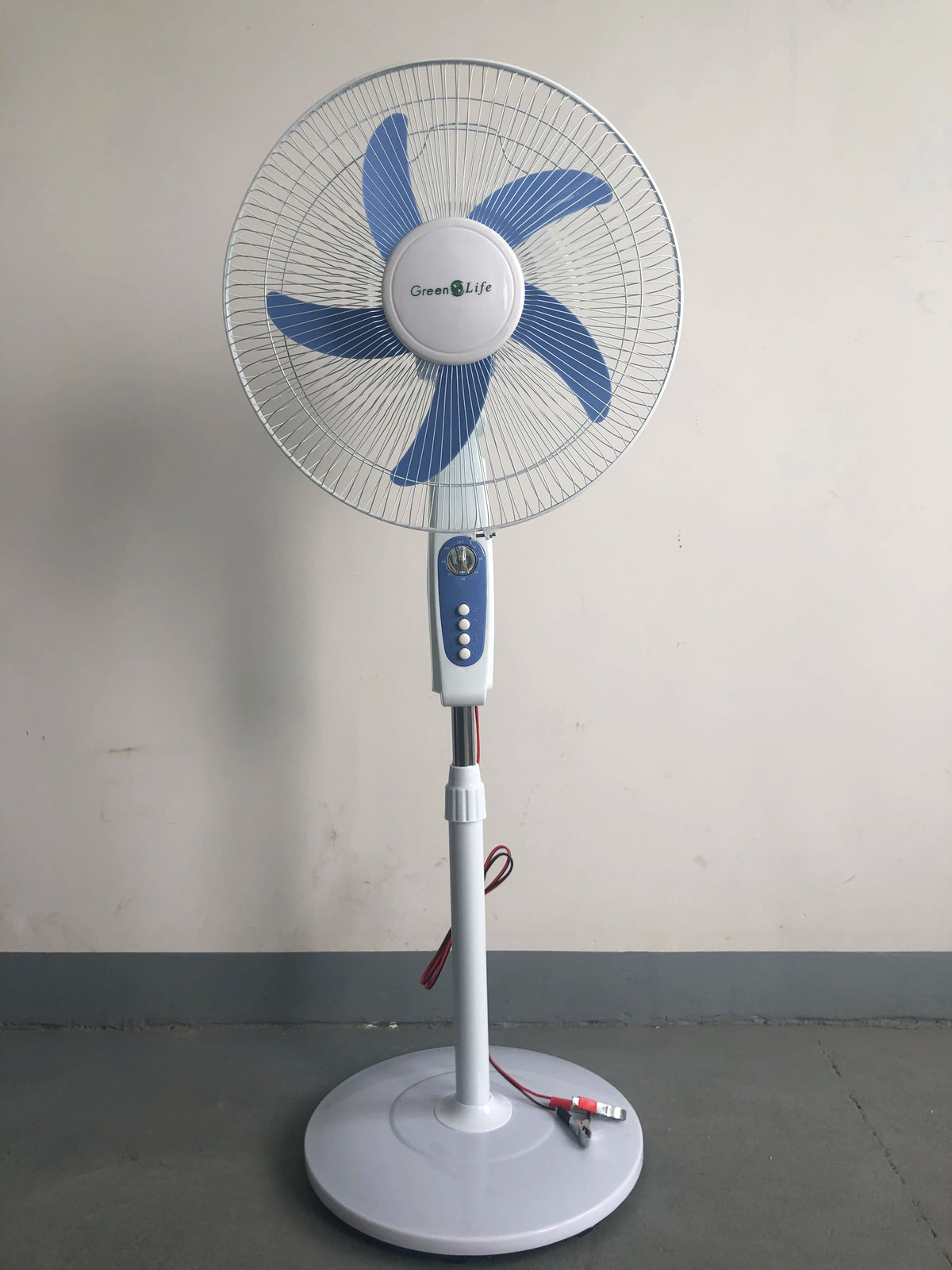 16 inch DC12V solar stand fan  16 inch solar power fan ac dc stand fan