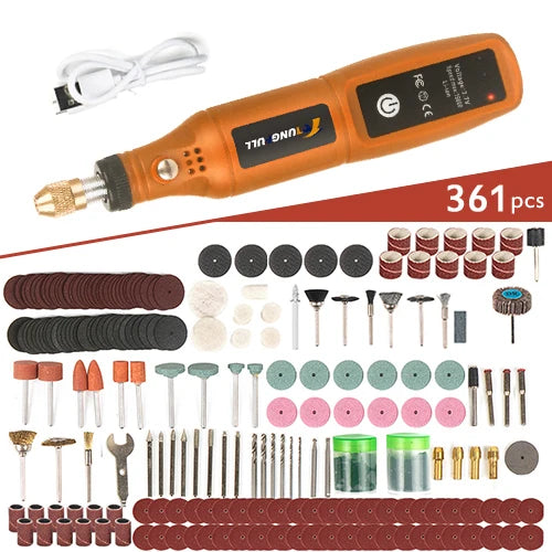 USB Cordless Drill Rotary Tool Woodworking Engraving Pen Mini Wireless Electric Drill For Jewelry Metal Glass Dremel Tools