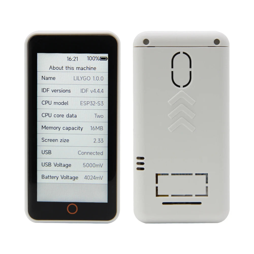 LILYGO® T-Display-S3-Pro ESP32-S3 Touch Display 2.33-inch LCD Development Board I2C Digital Light Sensor Module WiFi Bluetooth