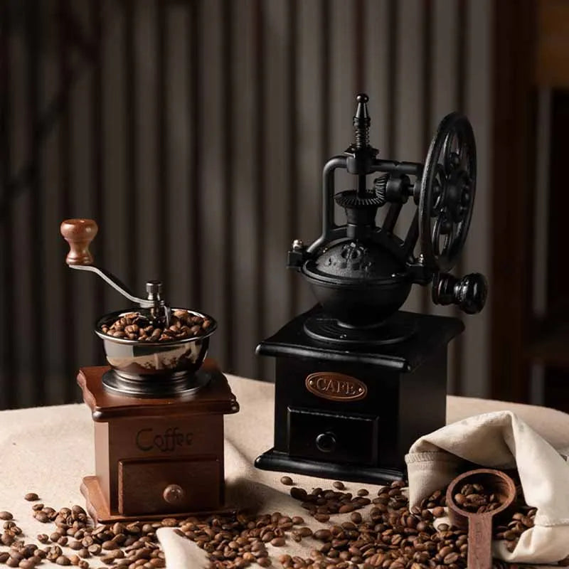 Classical Retro Manual Coffee Bean Grinder - Stereotech