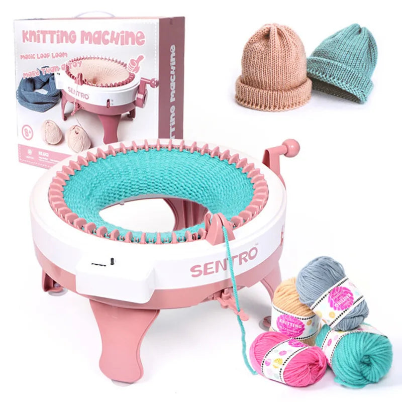 48 Needles Knitting Machine Breimachine Creative Manual DIY Loom Sentro Knitting Machine Tricoter Sewing Hat Sock Lazy Artifact