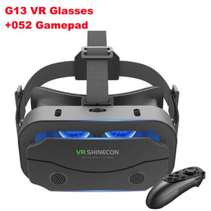 G13 IMAX Giant Screen Virtual Reality 3D Glasses Google Cardboard Box VR Helmet for 4.7-7" Phone,Support Game Controller Player