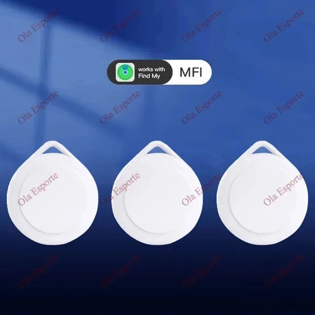 Smart Bluetooth GPS Tracker Works with Find My APP Anti Lose Reminder Device for Iphone Tag Replacement Locator MFI Rated