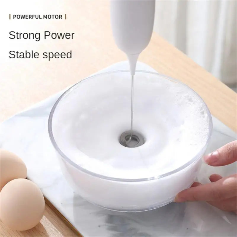 Milk Frother Portable Coffee Stirring Cappuccino Electric Milk Frother Kitchen Drink Bubbler Coffee Foam Innovative - Stereotech