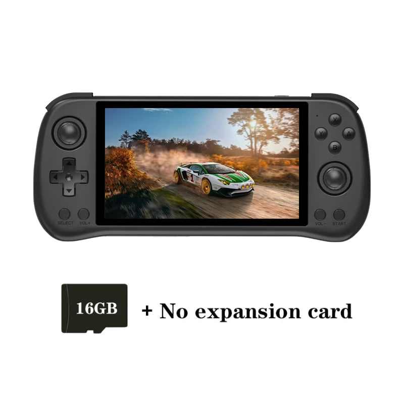 POWKIDDY X55 5.5 INCH 1280*720 IPS Screen RK3566 Handheld Game Console Open-Source Retro Console Children&#39;s gifts