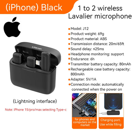 Professional Portable 20M Ulanzi Microphone - Stereotech