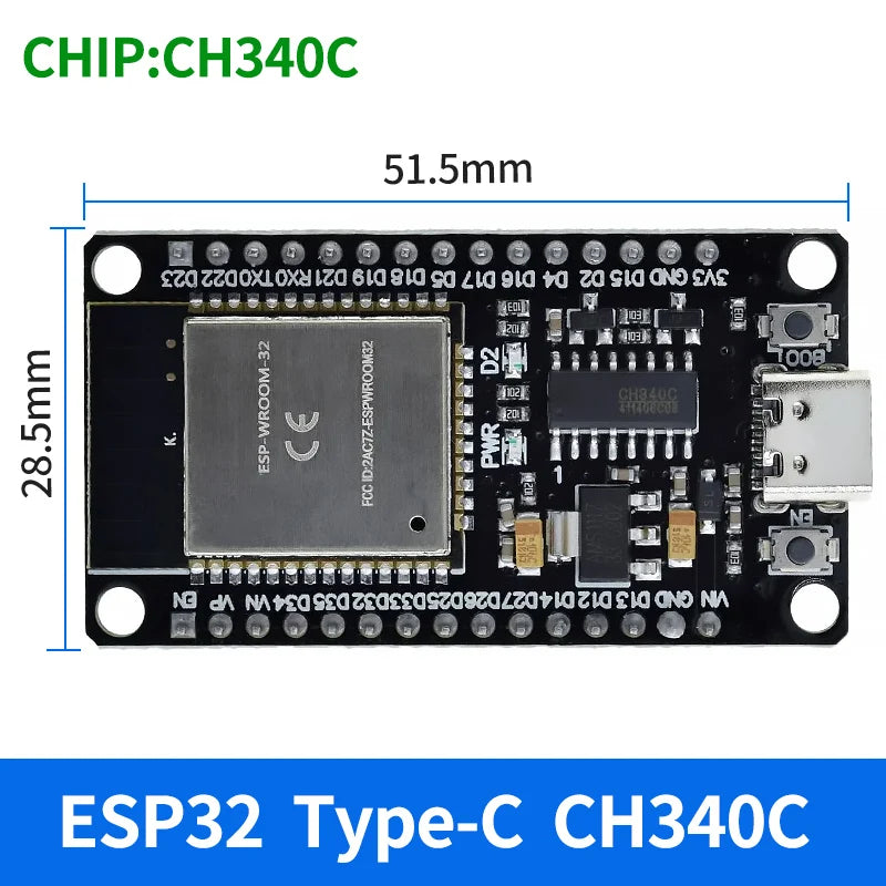 ESP32 Development Board WiFi+Bluetooth Ultra-Low Power Consumption Dual Core ESP-32S ESP32-WROOM-32D ESP32-WROOM-32U ESP 32