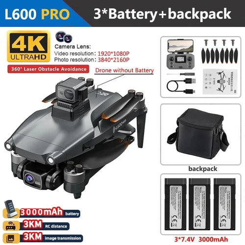 4K L600 PRO MAX Drone - Stereotech