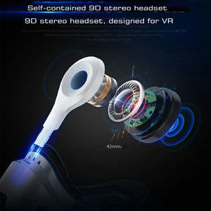 Top VR Glasses Headset 3D Virtual Reality Device Helmet Viar Goggle Lenses For Smartphone Smart Cell Phone Realidade Viewer