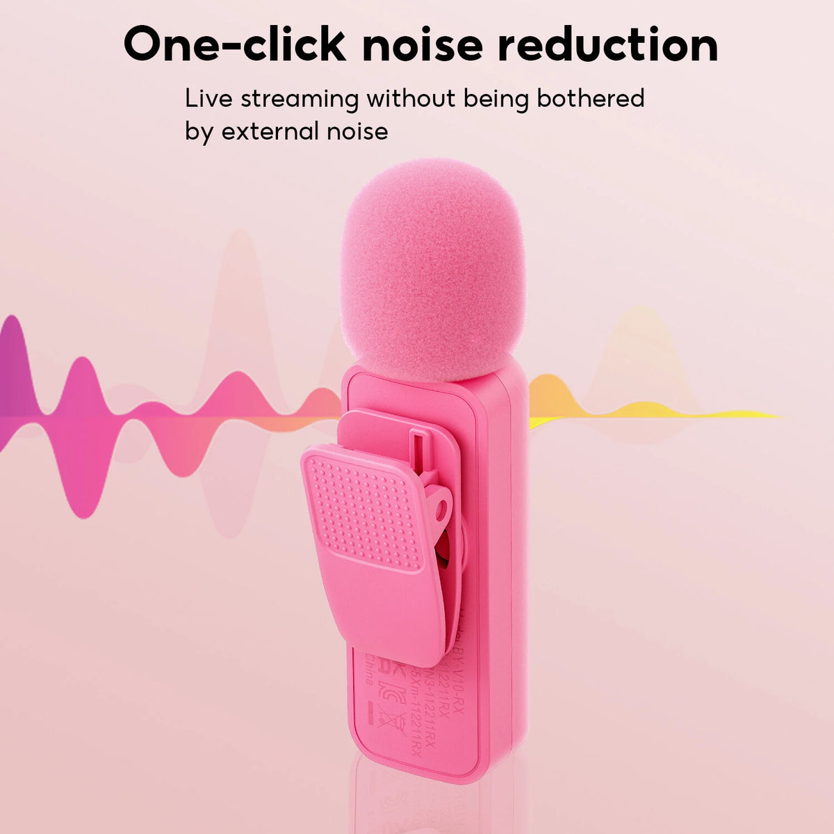 BOYA BY-V1-P Wireless Lavalier Lapel Microphone for iPhone Android Type-C Smartphone Youtube Video Recording Live Streaming Vlog