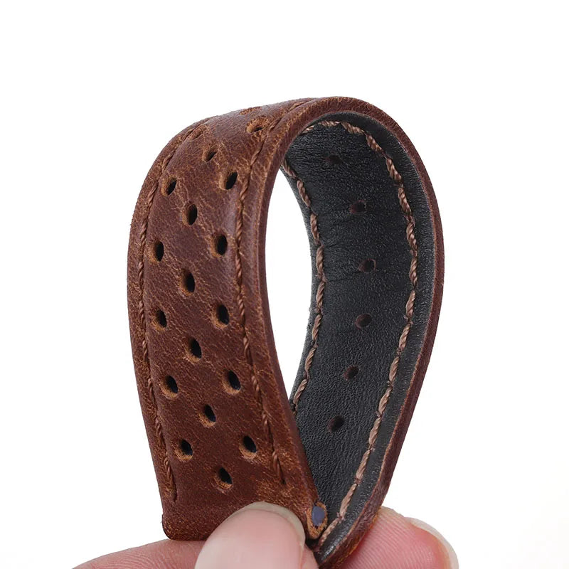 Cowhide Breathable Watch Band - Stereotech