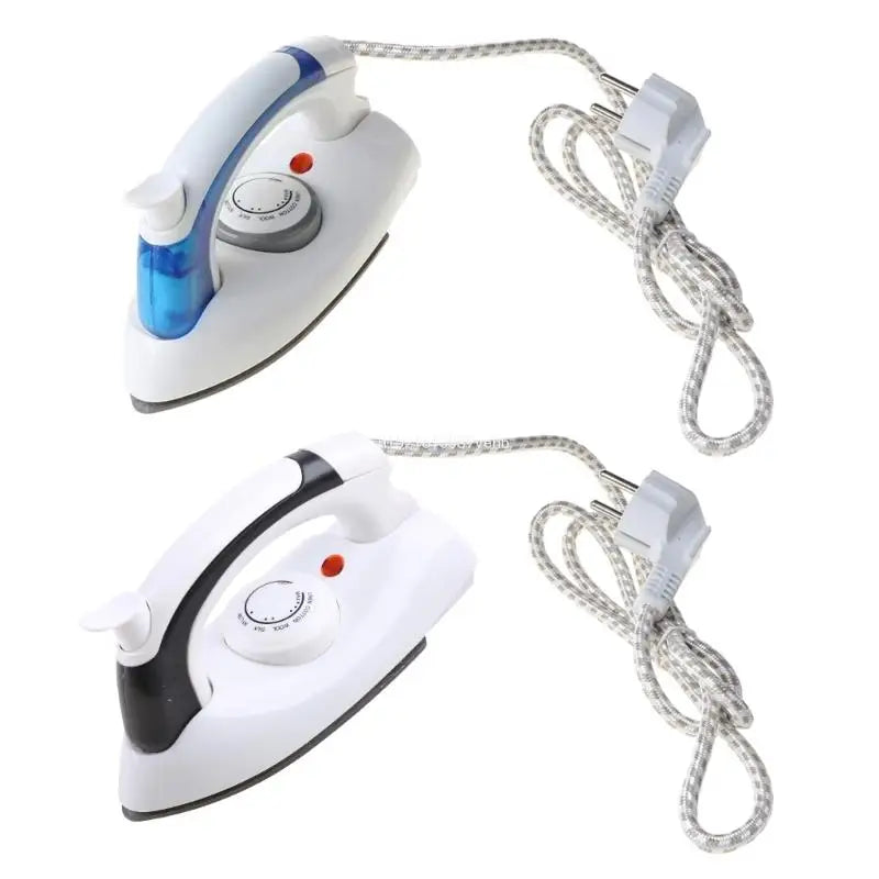 Mini Portable Foldable Electric Steam Iron for Clothes 3 Gears Flatiron Travel - Stereotech