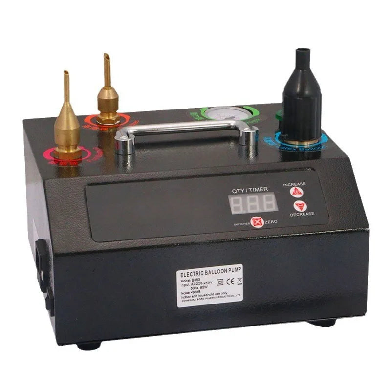 Electric Balloon Inflator Pump Machine Helium Automatic Balloon Blowing Machine Foot Step Type Helium Air Pump B363