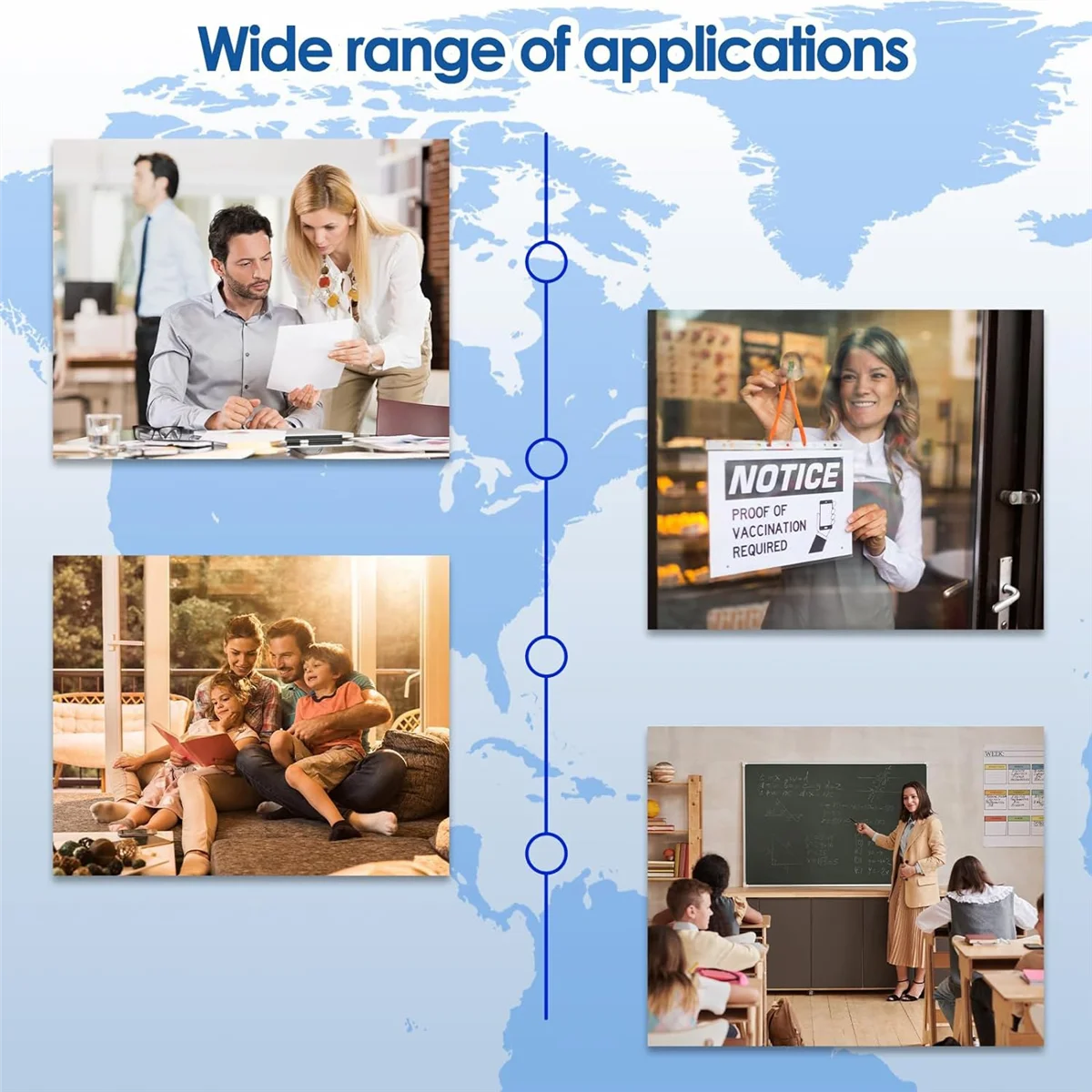 Thermal Laminator Machine A4 Personal Laminator for Teachers, Mini Laminator Kit for School Home Office-US Plug