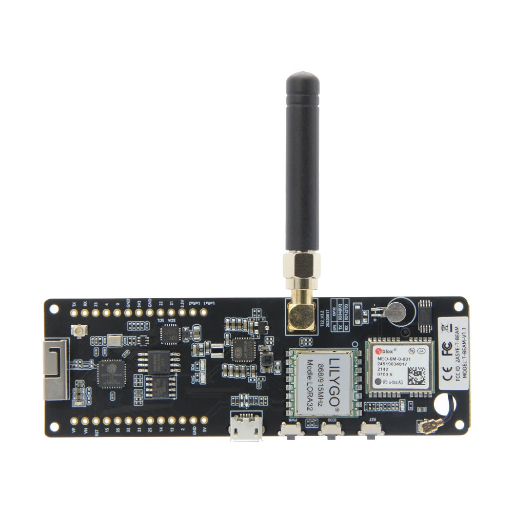 LILYGO® TTGO T-Beam ESP32 LoRa Development Board 433MHz 868MHz 915MHz 923MHz SX1278 SX1262 SX1276 GPS Module NEO-6M GNSS NEO-M8M