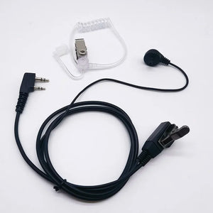 10pcs Baofeng Covert Acoustic Air Tube PTT Mic Microphone Earphone Headset Headphone For Kenwood Radio Walkie Talkie Transceiver