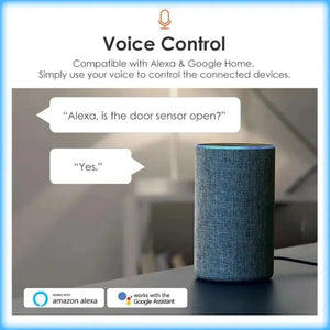 Tuya ZigBee Smart Door Sensor Door Open Closed Detectors Smart Life Security Protection Smart Home Control For Alexa Google Home