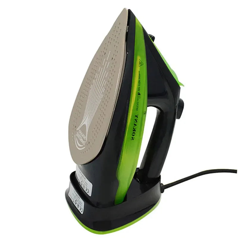 Steam Iron for Clothes, 2400W Rapid Even Heat, Portable Steam-Dry &amp; Steam Iron - Non-Stick Ceramic Soleplate Home Steam Iron - Stereotech