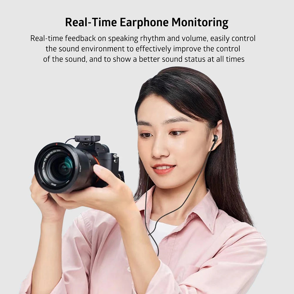 TOALLIN Professional Wireless Microphone for Gaming/Interview/Streaming/Vlogging, Lavalier Microphone with Noise Reduction