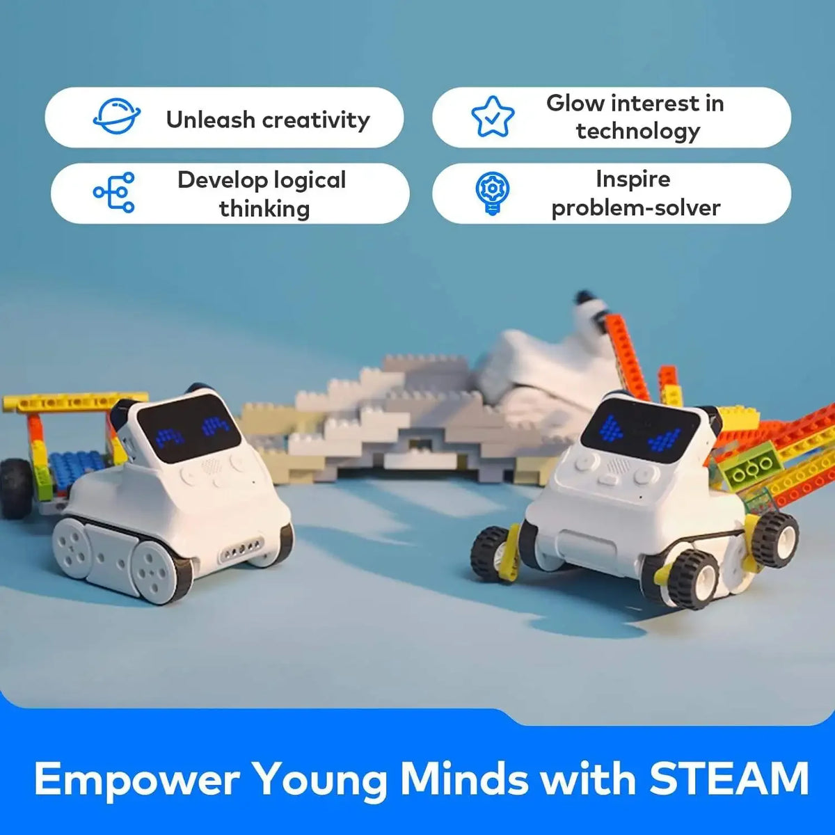 Makebloc k Codey Rocky International Ve Programmable Robot Ages 6+,Fun Toys Gift To Learn Ai,Python,Remote Control