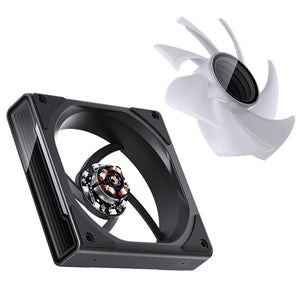 JONSBO ZK-120 3 in 1 Wire-free Splicing PC Case Fan 3Pin ARGB Motherboard Sync 12CM PWM Infinite Mirror Mute Chassis Cooling Fan