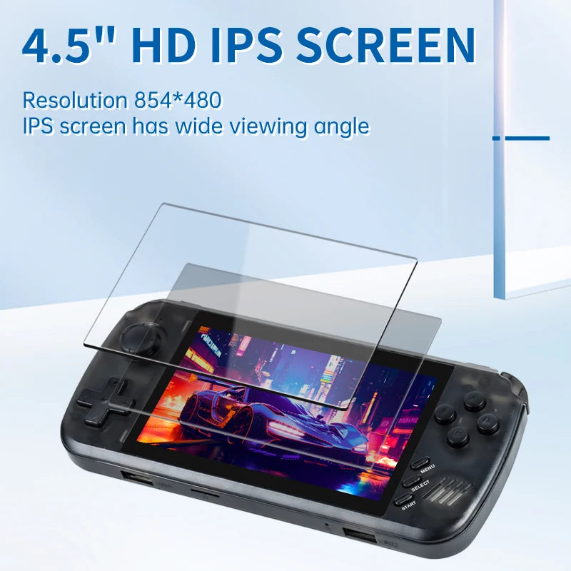 POWKIDDY NEW X39 Pro Handheld Game Console 4.5 Inch Ips Screen Retro Game PS1 Support Wired Controllers Children&#39;s gifts