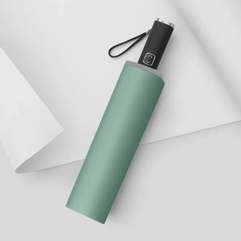 Creative Safety Corner Fully Automatic Umbrella for Kids Women, Sun UV Protection, Windproof, 3 Folding, Rain Umbrellas Parasol