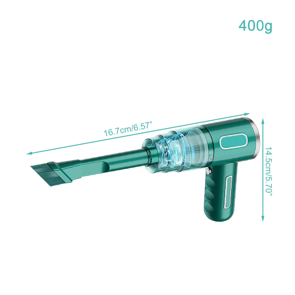 29000Pa Wireless Car Vacuum Cleaner Strong Suction Dust Catcher Cordless Handheld Wet Dry Vacuum Cleaner Air Duster For Car - Stereotech