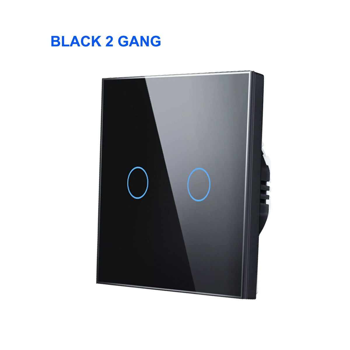 GIRIER Tuya Smart WiFi Light Switch 1/2/3 Gang Smart Touch Wall Switches EU Works with Alexa Google Home, Neutral Wire Optional