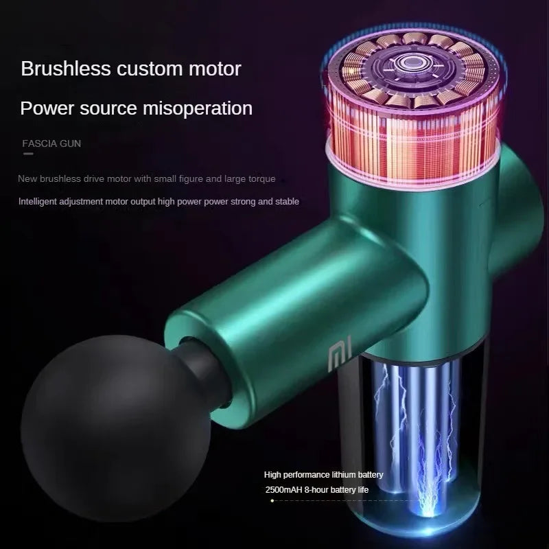 Xiaomi Massager Exercise Relaxation Full Body Massage Gun Brushless Noise Reduction 4-speed Fat Burning Massage Instrument Gift