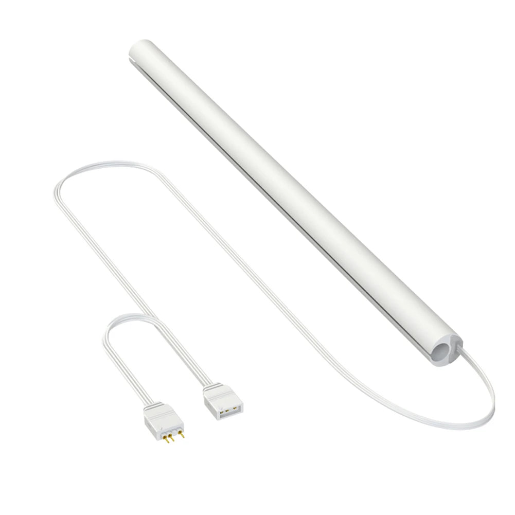 2pcs Liquid Water Cooling Light-emitting Tube Aura Sync Luminous Water Cooling Tube Silicone DIY 5V 3PIN ARGB PC Case Decorative