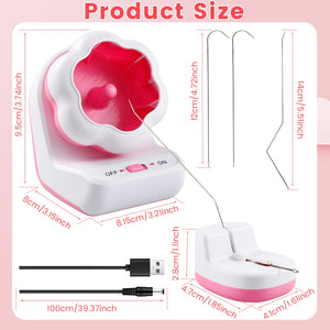 Electric Bead Spinner Automatically Clay Bead Spinner Fast Beading Bead Spinner Machine Effortless Electric Bead Bowl Spinner