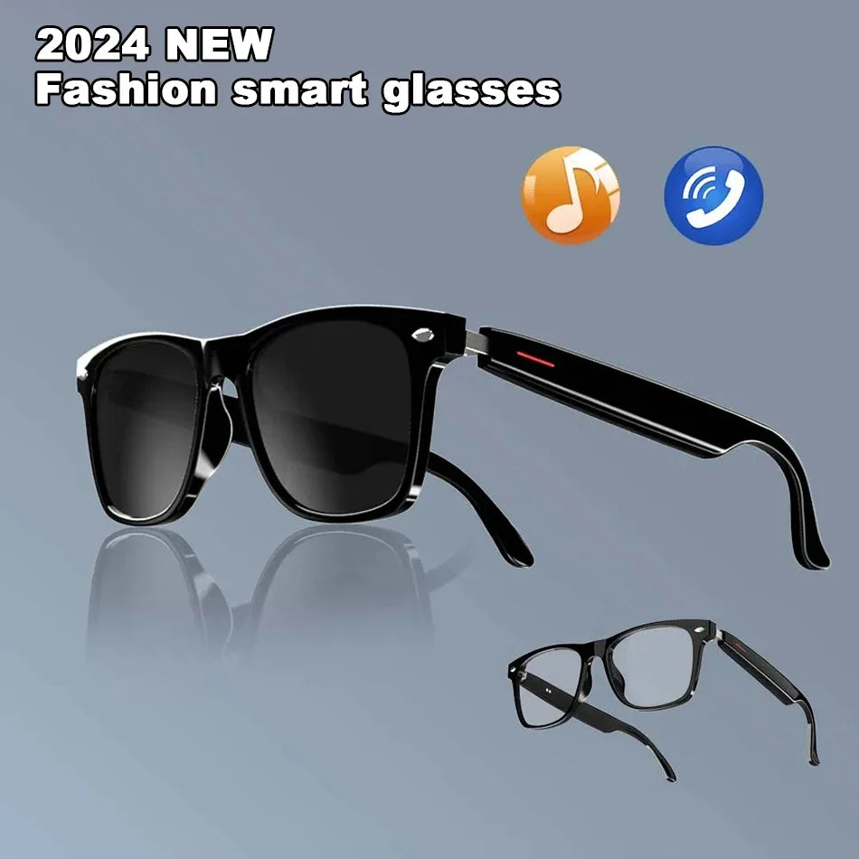 2024 New E13 Smart Glasses Blue Light Filtering Polarized Sunglass Lenses Audio Built-in Mic &amp; Speakers Touch &amp; Voice Assistant